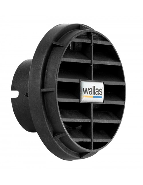 Sortie D'Air Chaud Rotative 90 Mm - En ABS Noir - Pour Système De Chauffage